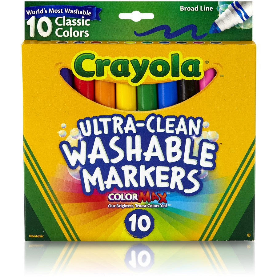 Crayola Ultra Clean Washable Markers 10pk