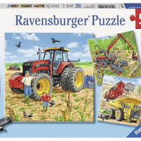 RAVENSBURGER 3x49 Puzzle Big Machines 080120