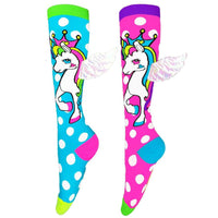 Madmia Flying Unicorns Socks Size 6-99