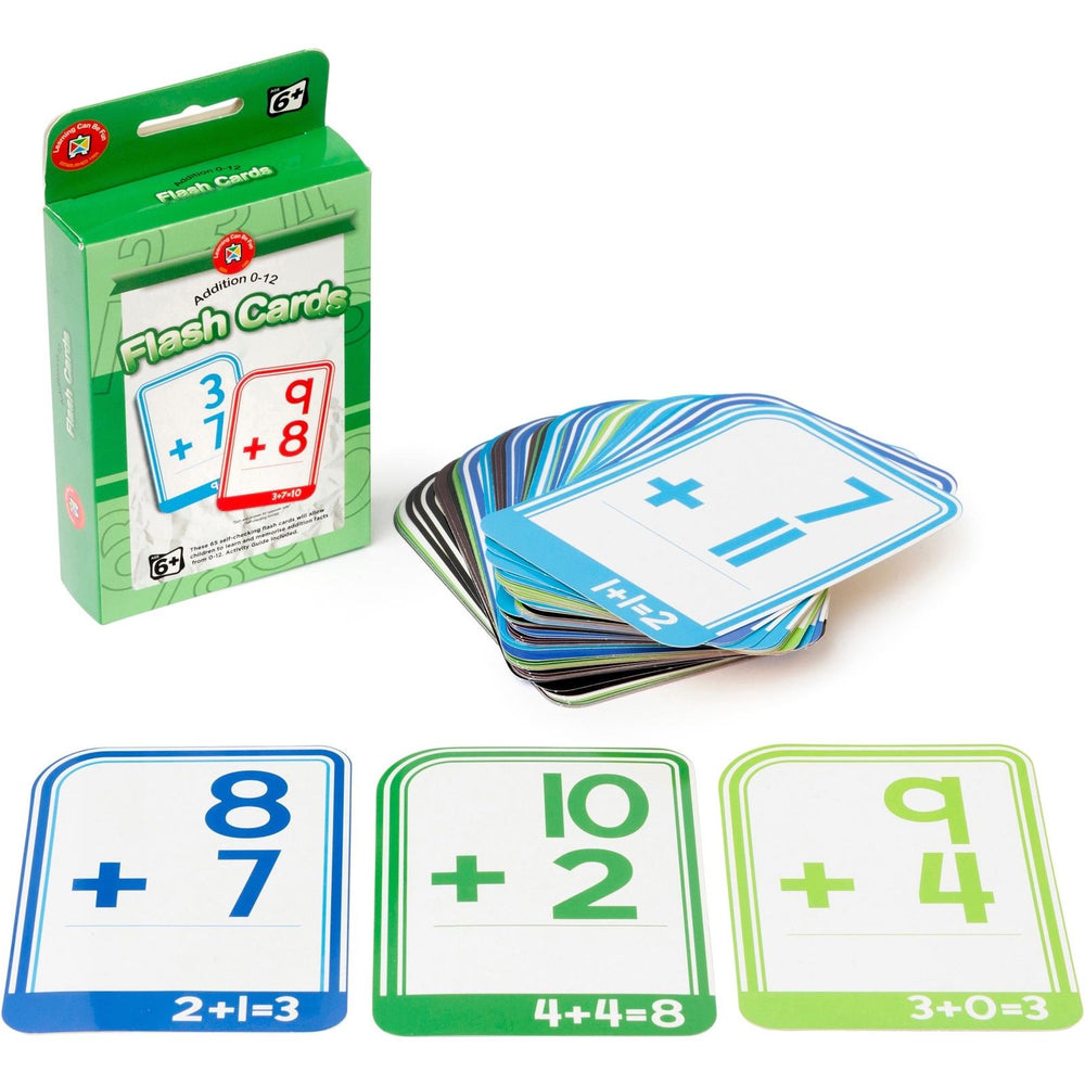 Learning Can Be Fun Addition 0 - 12 Flash Cards