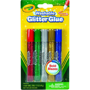 Crayola Washable Glitter Glue 5 pack