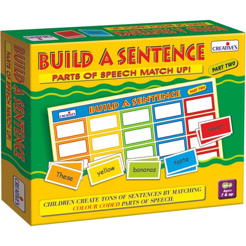 Creatives Build A Sentence Parts of Speech Match Up! Part-2
