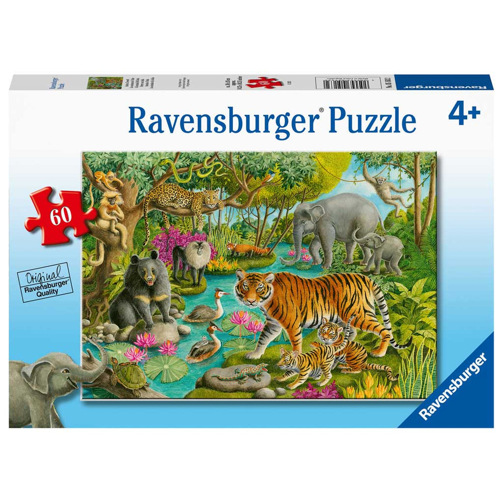 RAVENSBURGER 60 Puzzle Animals Of India 051632