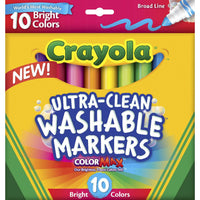 Crayola Ultra Clean Washable Markers 10 pack
