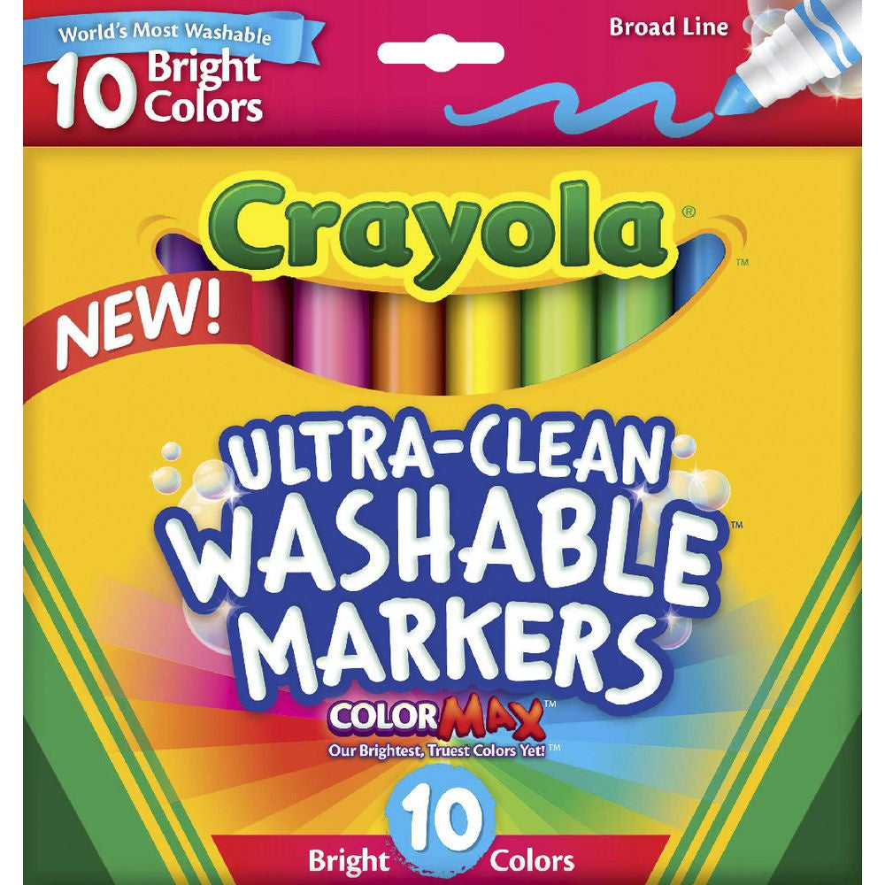 Crayola Ultra Clean Washable Markers 10 pack