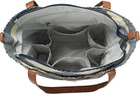 JJ Cole Bucket Tote Navy Twine
