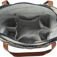 JJ Cole Bucket Tote Navy Twine