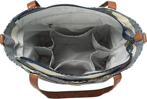 JJ Cole Bucket Tote Navy Twine