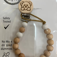 Our little Helpers Natural Bead Dummy Clip