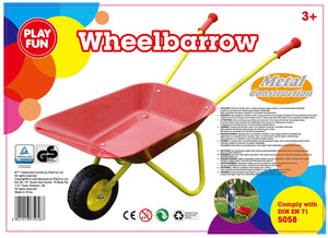Play Fun  Metal Wheelbarrow