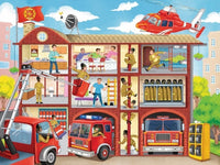 RAVENSBURGER 100 PUZZLE Firehouse Frenzy 104048
