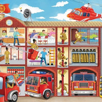 RAVENSBURGER 100 PUZZLE Firehouse Frenzy 104048