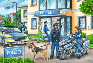 RAVENSBURGER 2x24 Puzzle Police Vehicle puzzle 050314