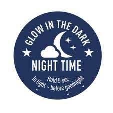 BIBS Colour Pacifier Glow in the Dark 2pk Cloud Glow/Cloud Glow