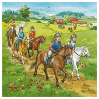 RAVENSBURGER 3x49 Puzzle A Day With Horses 092376
