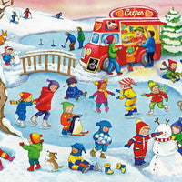 RAVENSBURGER 2x24 Puzzle Swimming at the Lake 050574