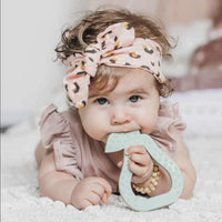 Pear Shaped Silicone Teether