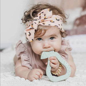 Pear Shaped Silicone Teether