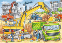 RAVENSBURGER 2x24 Puzzle Hard at Work 078004
