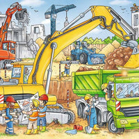 RAVENSBURGER 2x24 Puzzle Hard at Work 078004