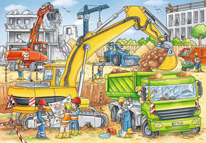 RAVENSBURGER 2x24 Puzzle Hard at Work 078004