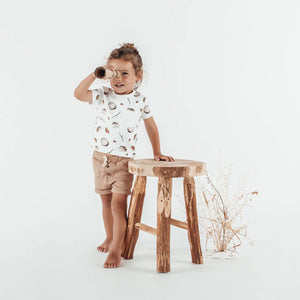 Aster & Oak Rib Pocket Shorts Nougat