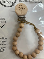 Our little Helpers Natural Bead Dummy Clip
