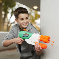 Nerf Super Soaker Hydro Frenzy Water Blaster, Wild 3-In-1 Soaking Fun, Adjustable Nozzle, 2 Water-Launching Tubes
