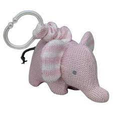 Knitted Elephant Pram Toy