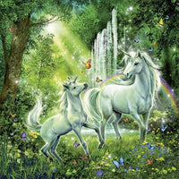 RAVENSBURGER 3x49 Puzzle Unicorn 092918

