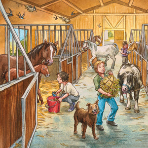 RAVENSBURGER 3x49 Puzzle A Day With Horses 092376