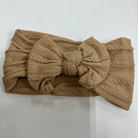 Stretch Top Bow Headband Assorted