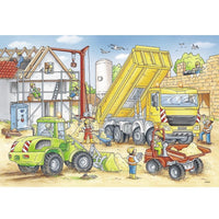 RAVENSBURGER 2x24 Puzzle Hard at Work 078004