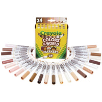 Crayola Colours of the World Markers 24 Pack