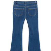 Milky Denim Flare Jean