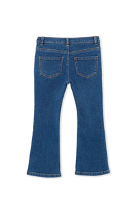 Milky Denim Flare Jean