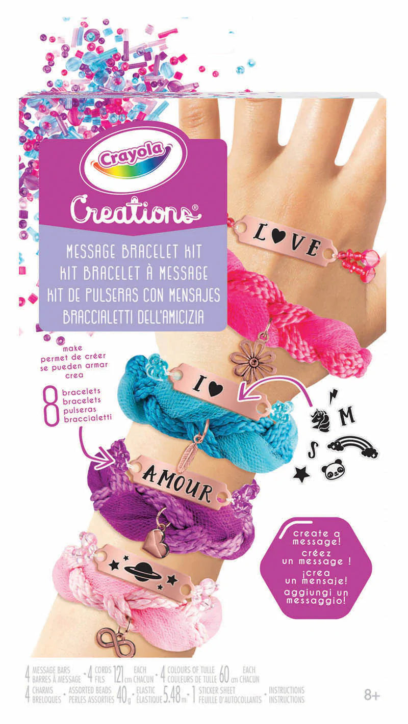 Crayola Creations Message Bracelet Kit