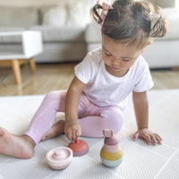 Living Textiles Playground Silicone Pear stacking Puzzle