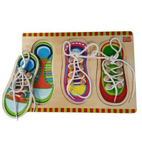 Fun Factory Wooden Shoe Lacing Puzzle